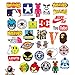 100 Pcs Fashion Brand Stickers for Laptop Stickers Motorcycle Bicycle Skateboard Luggage Decal Graffiti Patches Stickers for [No-Duplicate Sticker Pack]