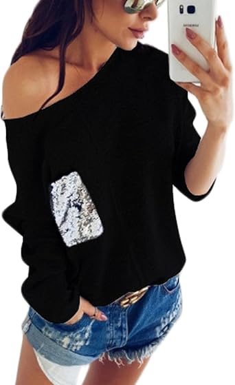 plus size sequin sweatshirt