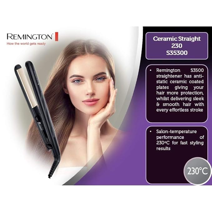 remington s3500 ceramic straight straighteners