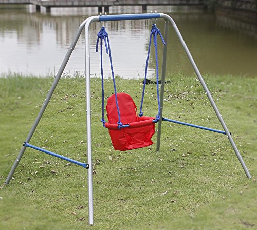 folding toddler swing set