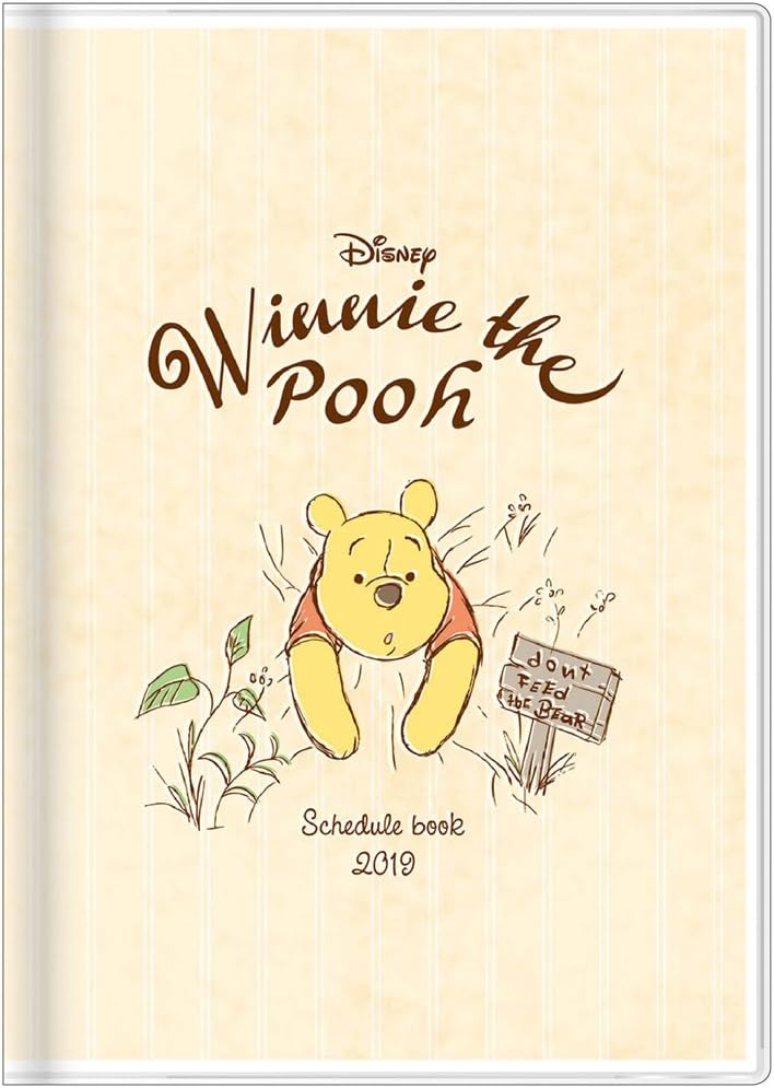Star Stationery Disney Winnie The Pooh Schedule Planner Diary 2019 B6 Monthly Stripe S2946254 2018 October Start