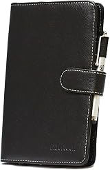 Navitech Black Leather Book Folio Case Cover & Stylus for Kindle Fire HD 7" view 3