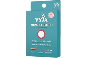 VYJA Miracle Patch Pimple Patches – Hydrocolloid Acne Patches for Face, Invisible Blemish Spot Stickers, Fast Absorbing Cover