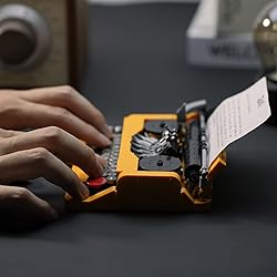 ENJBRICK Typewriter Building Set Compatible with