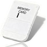 Gugxiom 1MB Memory Card for PS1, Fast Read Write Speed | Video Game Saving Card Compatible with PS1 to Save Game Record