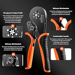 Ferrule Crimping Tool kit AWG30-5 Self-Adjusting