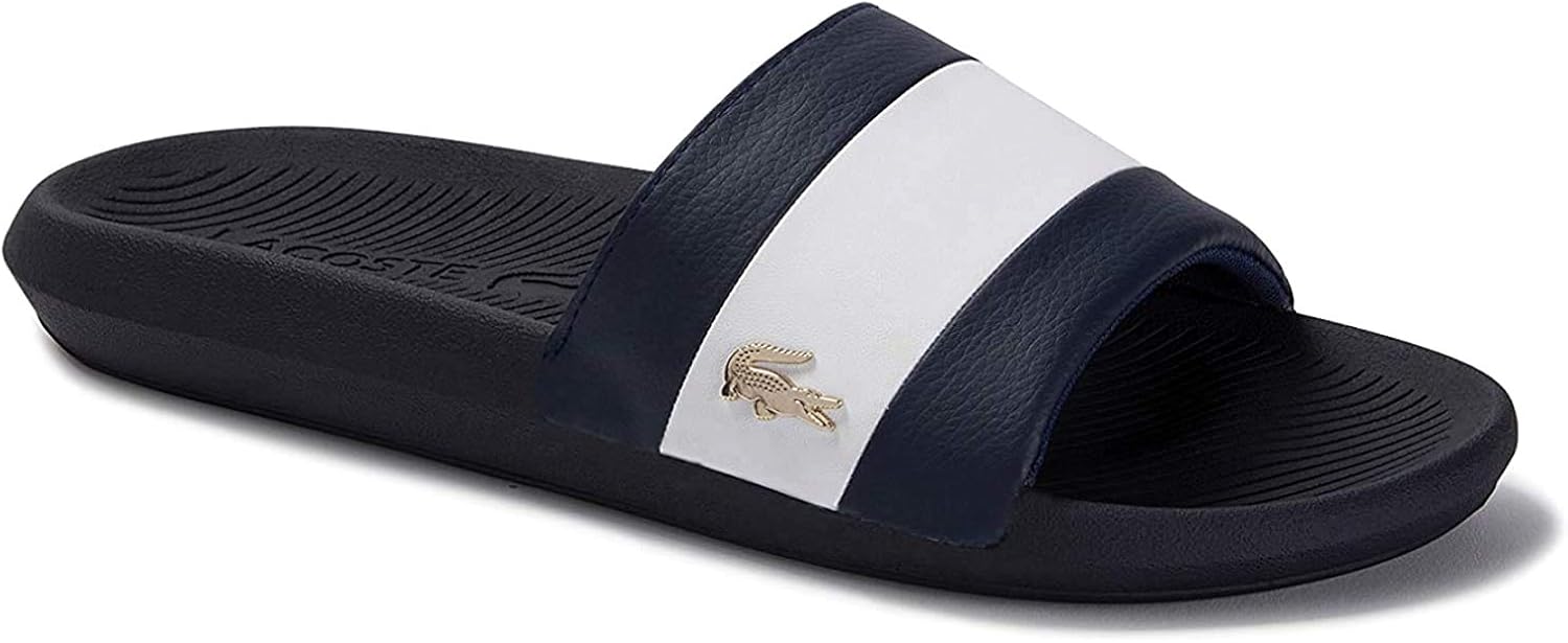 lacoste sliders black