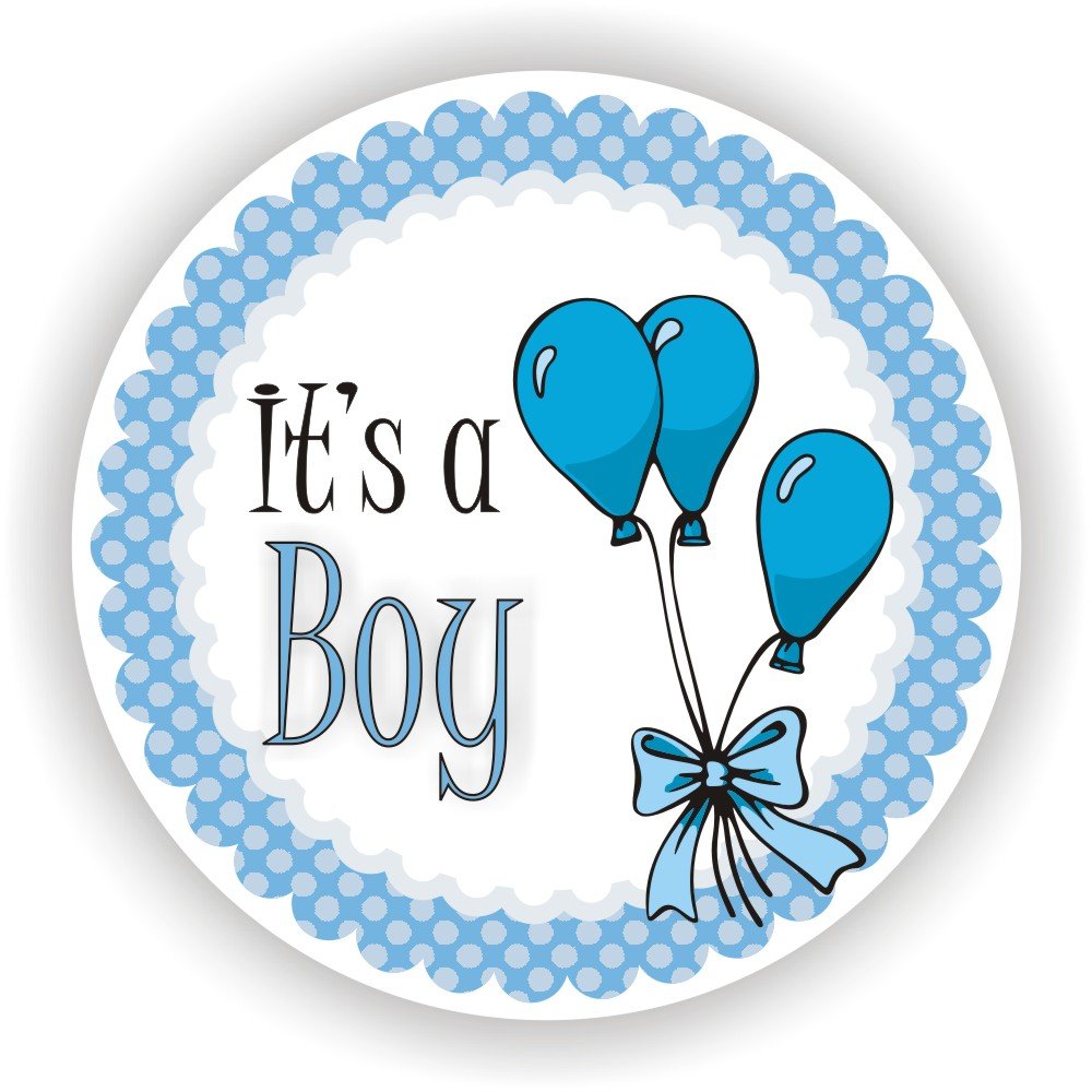 Amazon Com Baby Shower Stickers It S A Boy Stickers Favor Stickers Baby Shower Favor Stickers Set Of 40 Stickers Baby