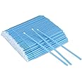 G2PLUS 500PCS Cotton Swabs, Disposable Micro Applicators Brush for Makeup and Personal Care Cosmetic Brush, Micro Swabs for Eyelash Extensions, Nails, Eyeliner (Head Diameter: 2.5mm/0.098'')