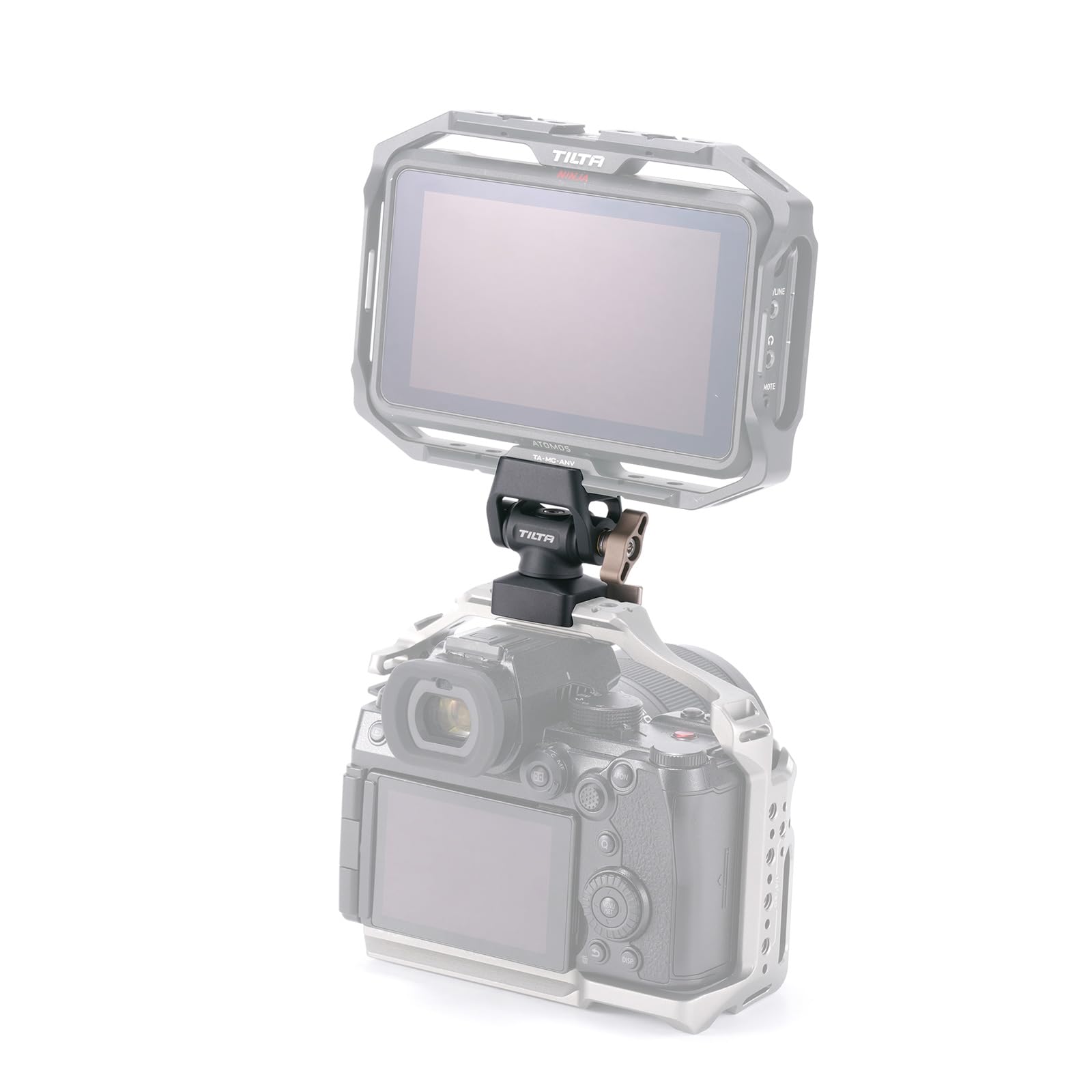 TILTA Accessory Mounting Bracket NATO Clamp to NATO Clamp - Black TA-AMB6-B