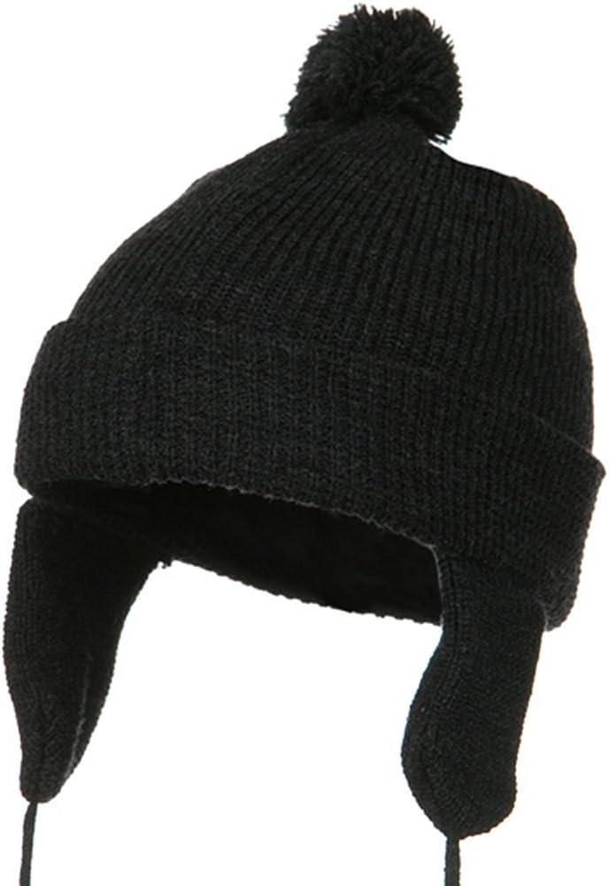 Toddler black beanie hat Clearance