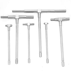Telescoping Gage Set, 6Pcs Telescopic Gauge 8-150mm