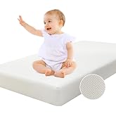 Babelio Breathable Crib Mattress, Tencel Removable Cover, Memory Foam | Toddler Mattress with Waterproof Inner Liner, CertiPUR-US Certified, Fits Standard Baby Crib &amp; Toddler Bed 52" x 27.5"