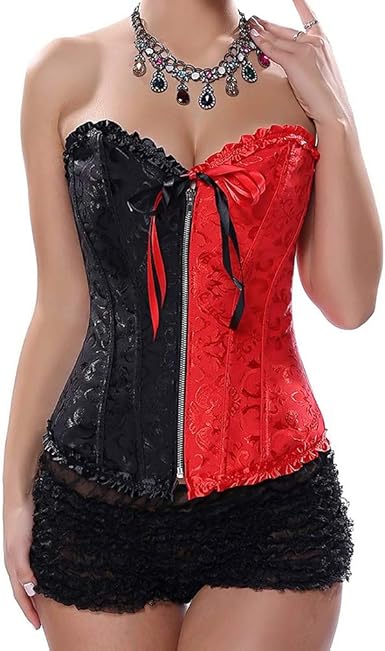 zipper corset top