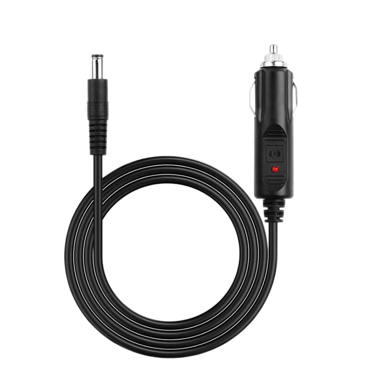 Photo 1 of 12V DC Car Cigarette Lighter Extension Power Supply Adapter Cable 18AWG CableDC 5.5mm X 2.5mm to Car Cigarette Lighter Male Plug Cable for Various Devices Such as Cameras, CCTV, and car refrigerators