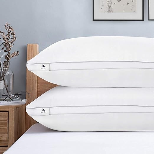 Viewstar Pillows King Size 2 Pack Hypoallergenic Side Sleeping Bed