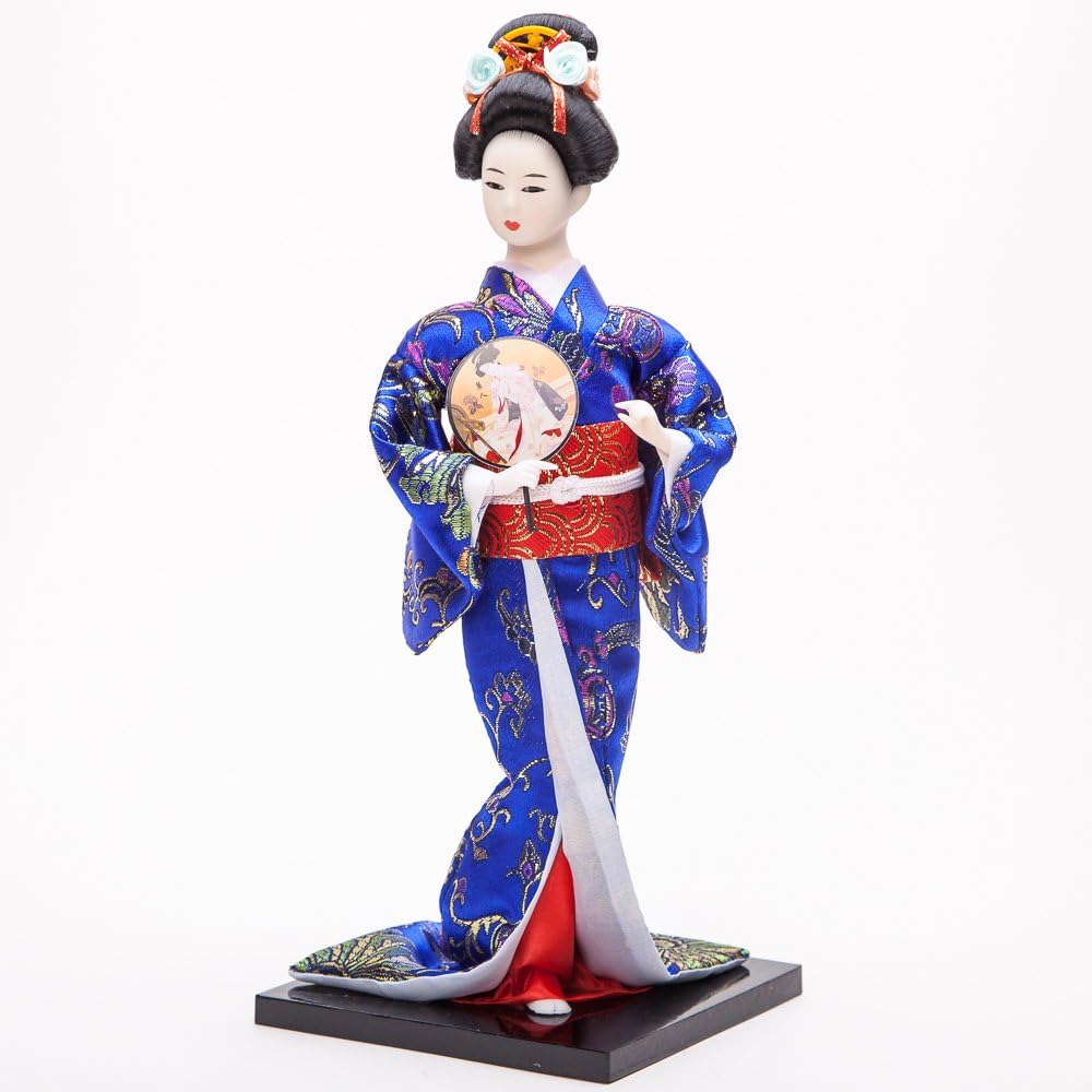 porcelain geisha doll
