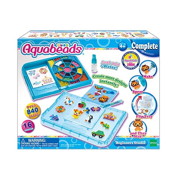 Aquabeads 32788 Beginners Studio with flip tray, Various