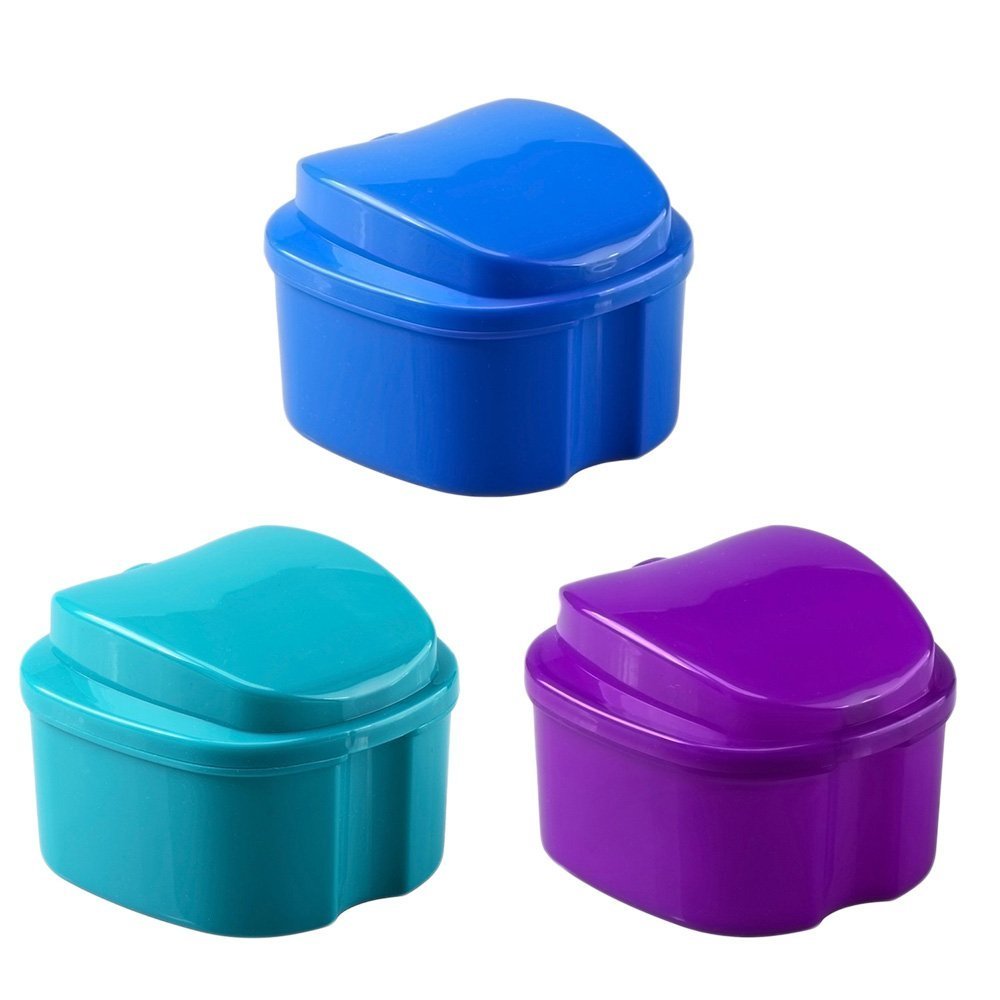 ORAfix Complete Care Premium Denture Bath, Colors May Vary: Health & Personal Care