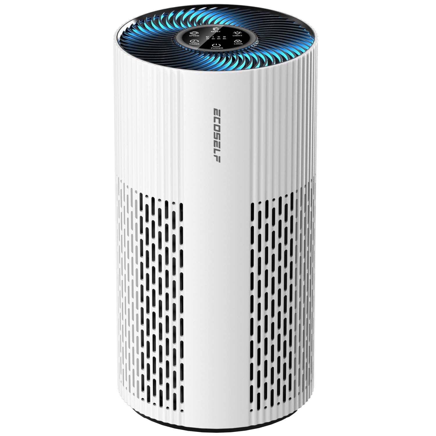Photo 1 of Air Purifiers for Home Large Room Cover Up to 1500 Ft² with True HEPA Filter, 20dB Sleep Mode, 360° Air Intake & Outlet, Air Cleaner for Bedroom Pets, 7 Color Light, HAP604, Bright White