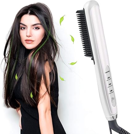 Amazon Taococo 小型ヘアアイロン ストレートブラシ ヘアブラシ内