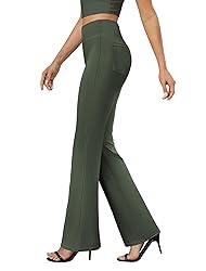 DLOODA Womens Bootcut Dress Pants Business Casual