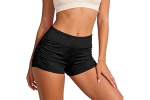 Swim Shorts Women, Period Swimwear Menstrual Leakproof Quick Dry Bathing Suit Bottoms High Waisted Bikinis Suits