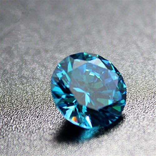 Aquamarine Round Faceted Gemstone Brilliant Cut Aquamarine Gem Multiple Sizes to Choose C38A