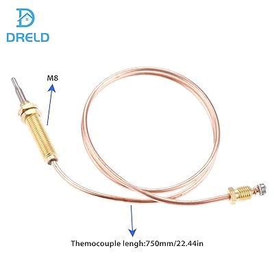 Buy Dreld Low Pressure Lpg Propane Gas Fireplace Fire Pit Control Valve With Thermocouple Knob Switch With Flare Thread 5 8 18unf Inlet Outlet Fits For Gas Grill Heater Fire Pit Online In Indonesia