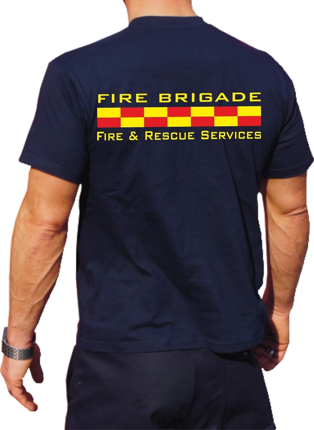 feuer1 TShirt Navy FIRE Brigade Fire & Rescue Services Amazon.co.uk