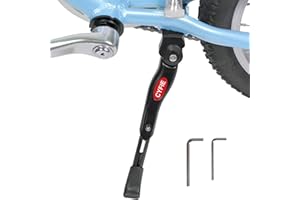 CYFIE Kickstand for 16 18 20 Inch Kids Bicycle, Bike Kickstand Center Mount Adjustable Aluminum Alloy Kick Stands for 16-20 Inch Kids Mountain Bike/Road Bike