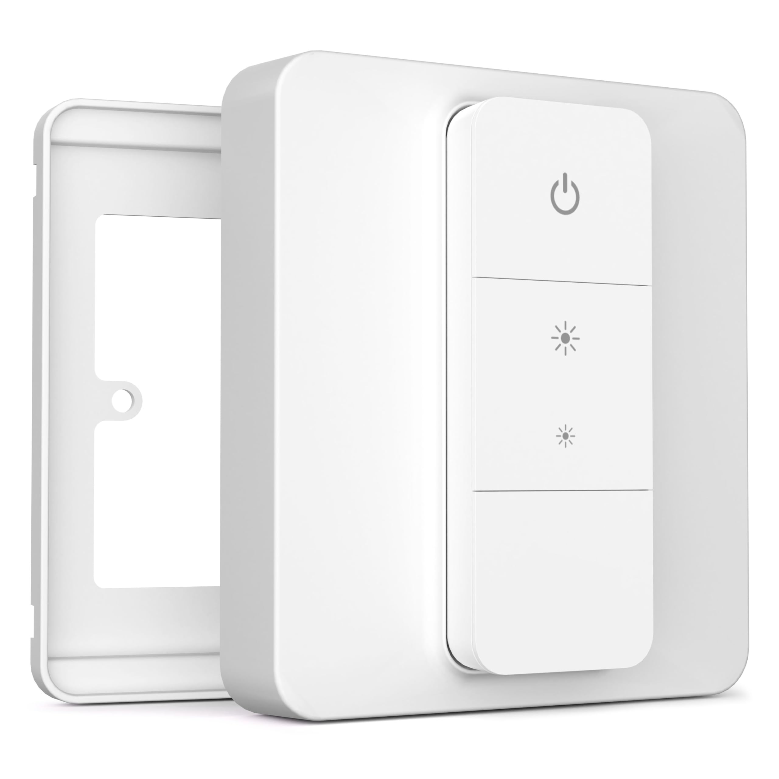 IYOKI® Standard Switch Cover for Philips Hue Dimmer V2, Compatible with Hue Switch Cover, Remote Light Switch Plate Adapter, 1-Gang (2-Pack)