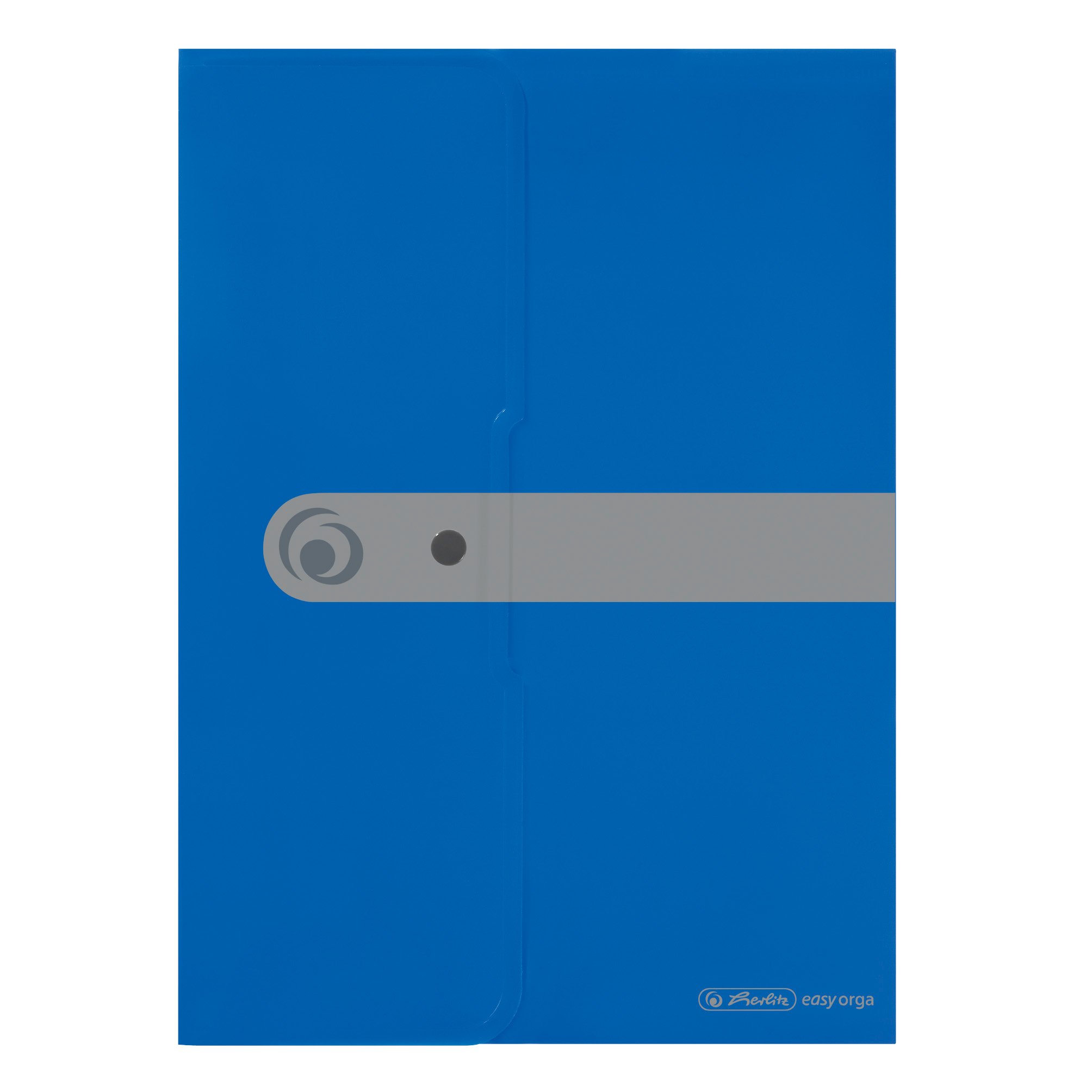 Herlitz Easy Orga To Go A4 PP Document Folder - Opaque Blue (Pack of 6)