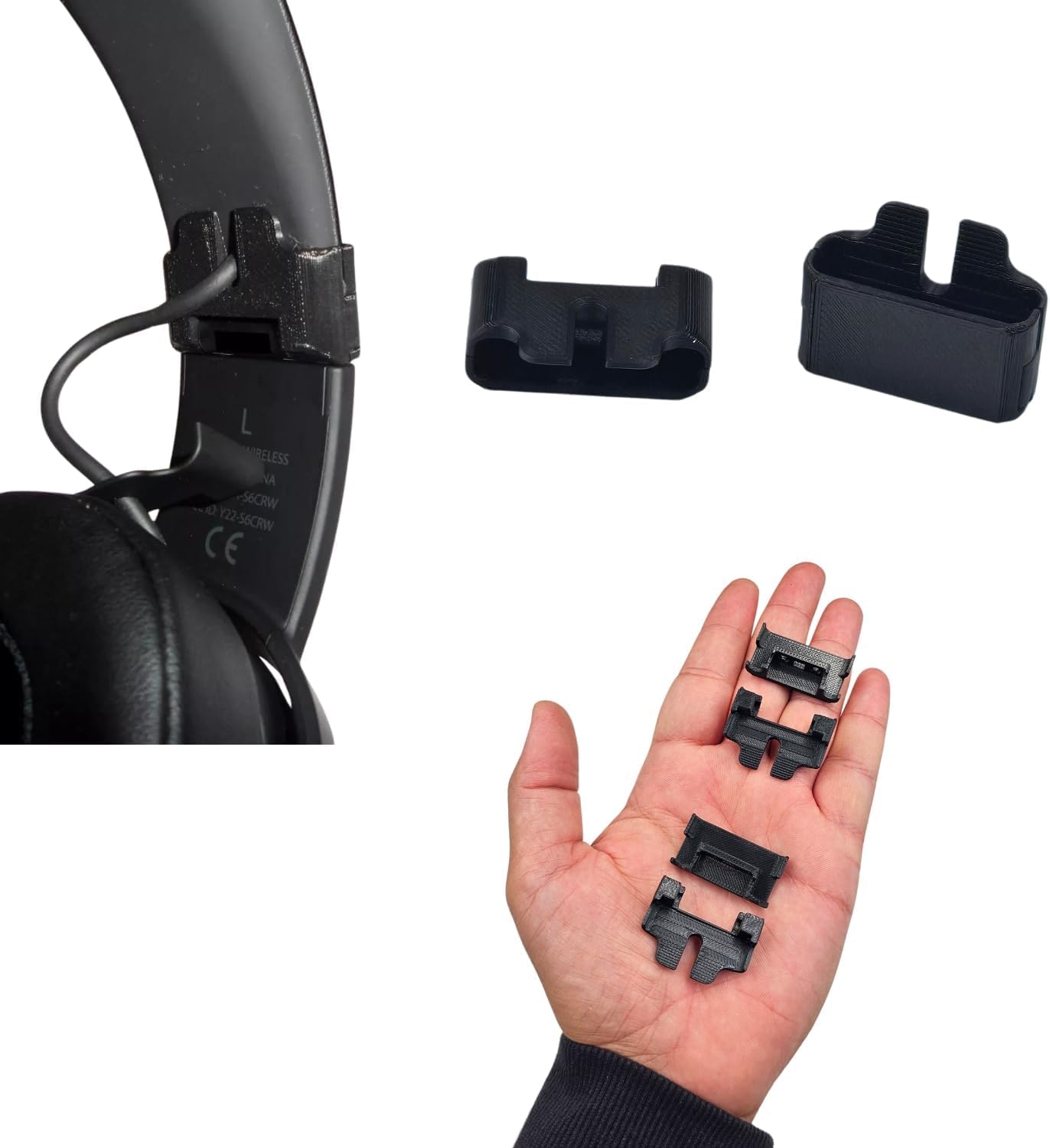 Photo 1 of Replacement Hinges for Skullcandy Crusher Wireless Over Ear Headphones (2 Pcs)