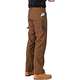 AYKRM Cargo Work Pant Relaxed Straight Fit Heavy Woven Duck Carpenter Jean