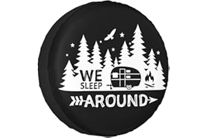 MAEDUE 15 Inch Spare Tire Cover Fit Trailers RV SUV Truck Camper Travel Boat Weatherproof Sun Protection Wheel Tire Cover Universal Sleep