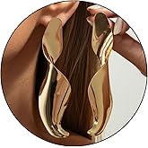 XIAOMOJEW Chunky Statement Earrings for Women Exaggerated Gold Irregular Drop Dangle Earrings Minimalist Earrings Jewelry