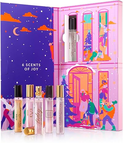 Avon Fragrance Advent Calendar New Year Countdown 6x 10ml Perfumes Gift Set