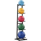 Tcatec Medicine Ball Rack with Diameter Up to 11 inches | 6 Balls Rack Capacity, Perfect for Organized Gym, Fitness &amp; Sports Storage