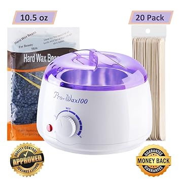 Amazon Com Waxing Kit Temperature Control Wax Warmer Hair Removal