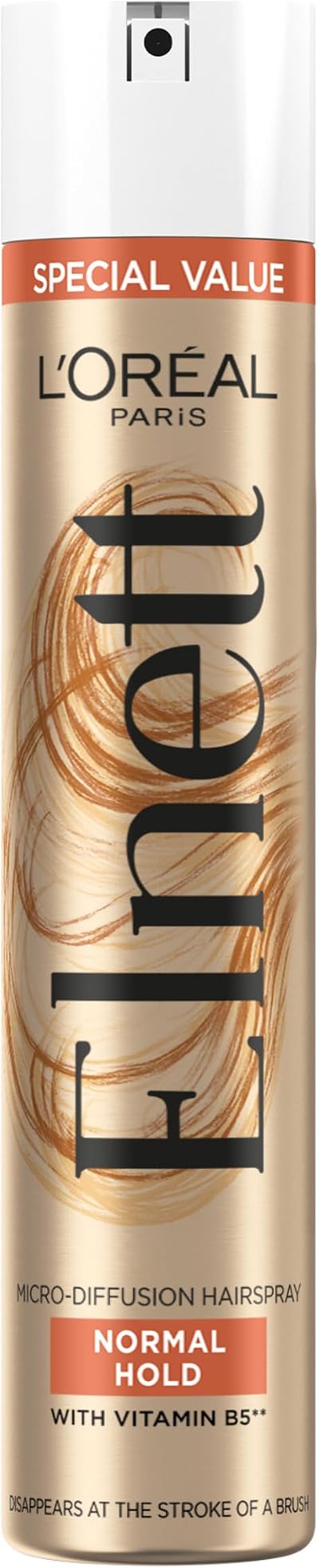 L'Oréal Elnett Satin Hairspray Normal Strength 300ml Long Lasting Hold