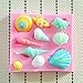 ELINKA Cute Romantic Seashell Sea Shell Silicone Cake Mould Chocolate Fondant Mold Soap Molds Silicone Baking Molds