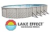 Lake Effect Pools 'Meadows Reprieve' 12 ft x 24 ft Oval Above Ground ...