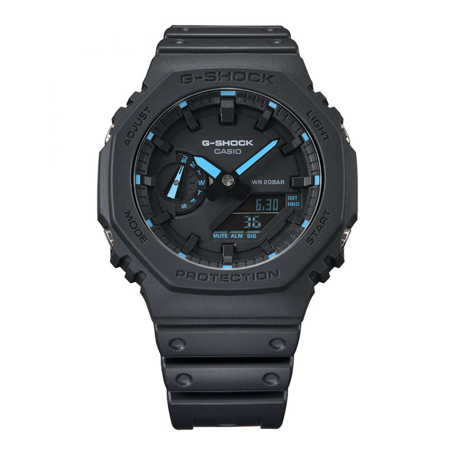 Casio G-Shock Herrenuhr aus Kunstharz und Karbon – CA.GA-2100-1A2ER 3