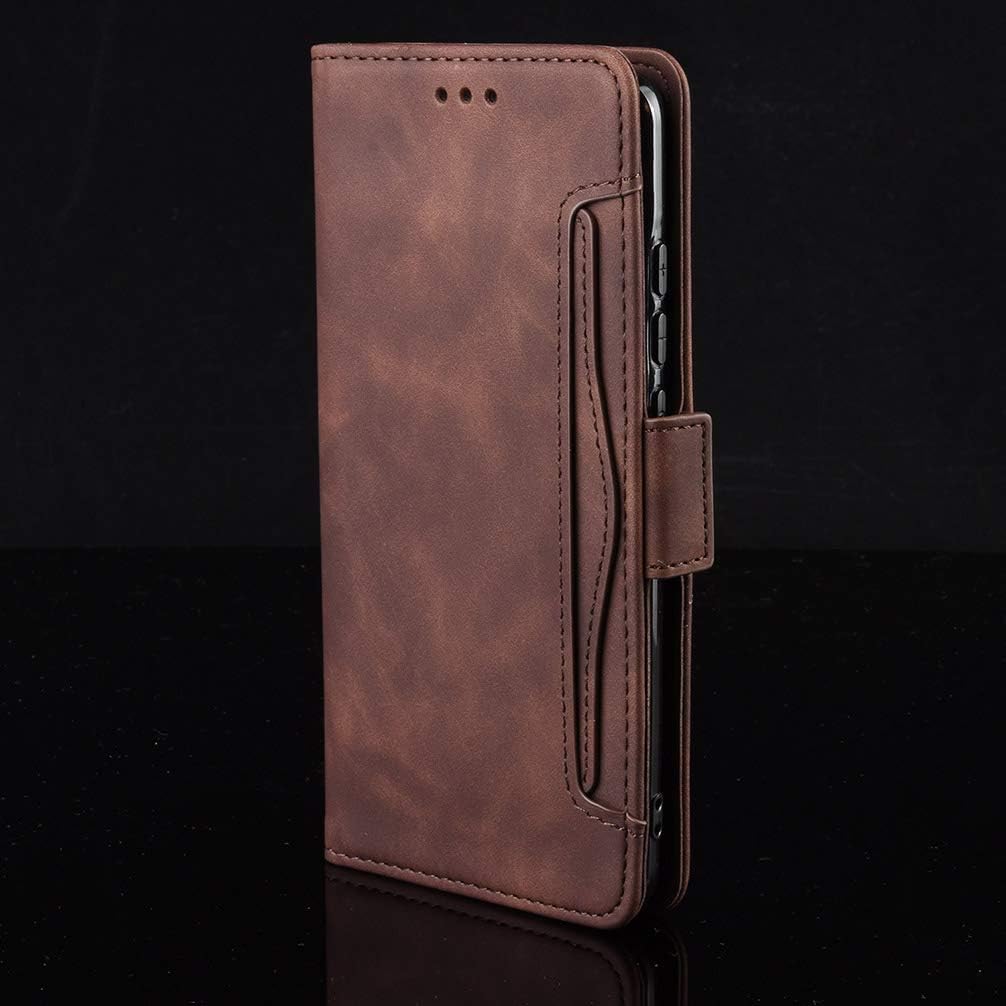 Leather Case for Nokia 8.3 5G Phone Cover Wallet Flip Iron Buckle Closure with Multi-card Slot Business Card Holder and Bracket Function - Image 3
