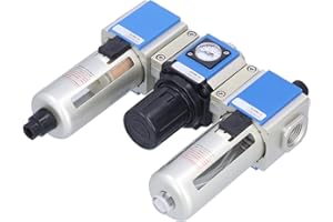 Domary Pneumatic FRL Air Filter Pressure Regulator Compressor Treatment Lubricator PT 1/2 GC300 15 for Automotive Manufacturi