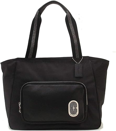 Amazon コーチ バッグ メンズ Coach アウトレット ナイロン ペブルド レザー ミックス コート トート バック svbk 並行輸入品 タウンリュック ビジネスリュック