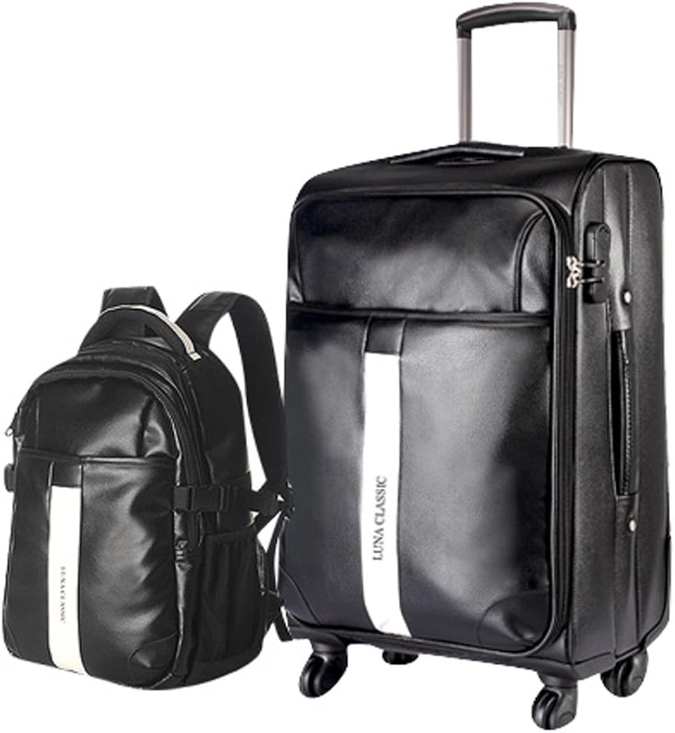 mens leather luggage sets