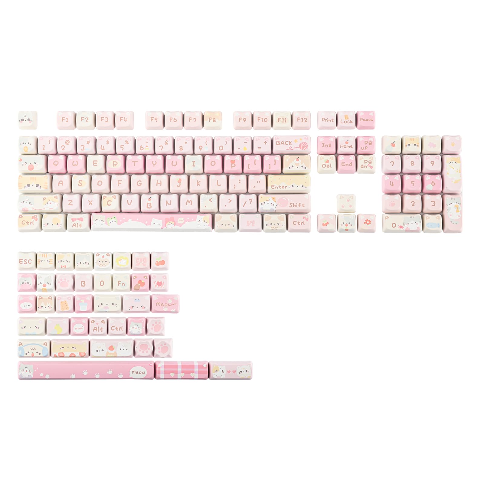 KiiBoom x Maorbeng Meow Meow Squad Keycaps