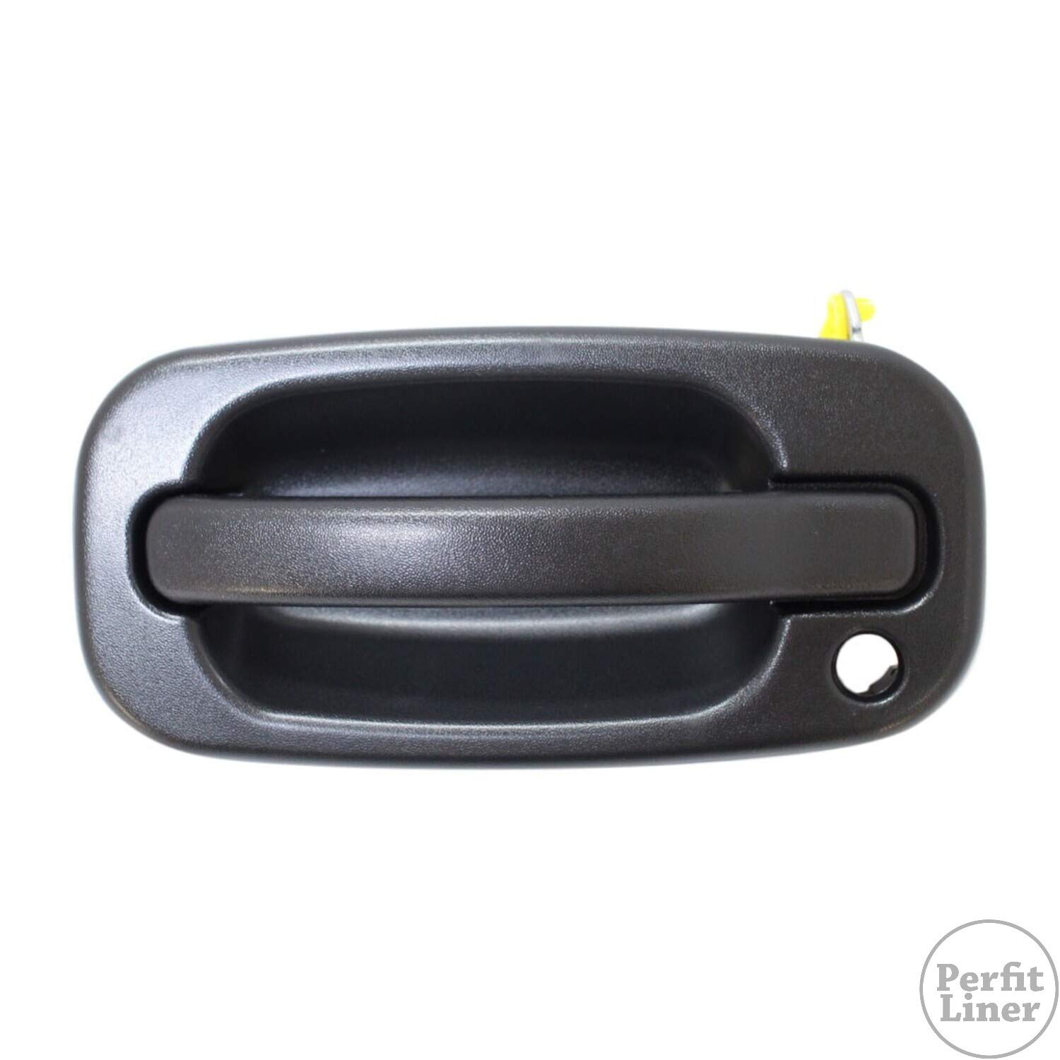 T1A Black Textured Rear Right Passenger Side Exterior Door Handle